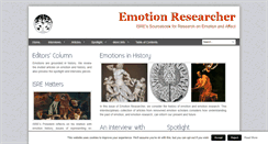 Desktop Screenshot of emotionresearcher.com