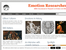 Tablet Screenshot of emotionresearcher.com